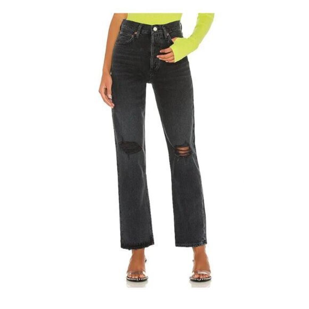 AGOLDE  90s‎ pinch waist in black